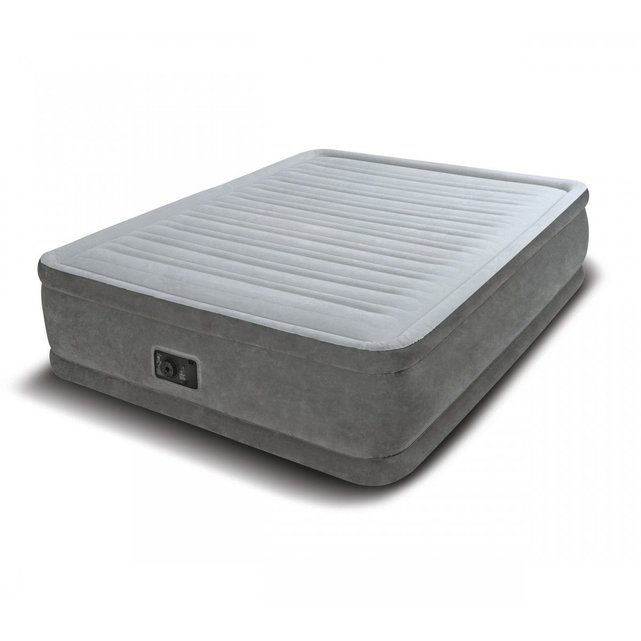 matelas gonflable intex fiber tech comfort plush gris matelas gonflable intex fiber tech comfort plush gris