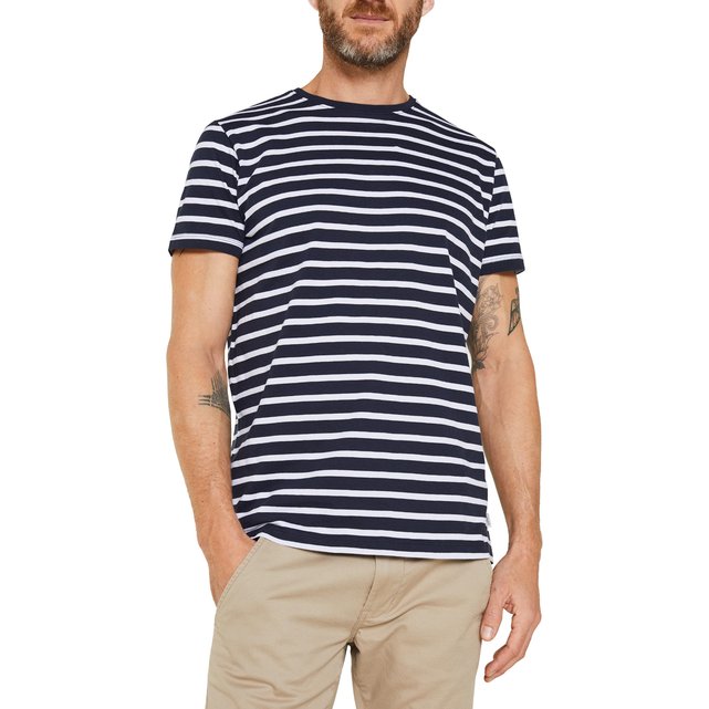 Camiseta De Estilo Marinero A Rayas Azul Marino Esprit La Redoute