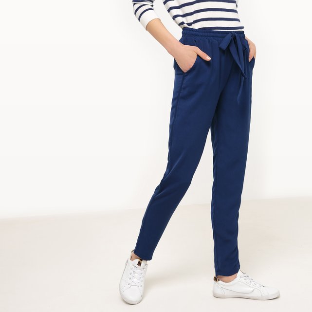 Plain Straight Trousers Plain Straight Trousers