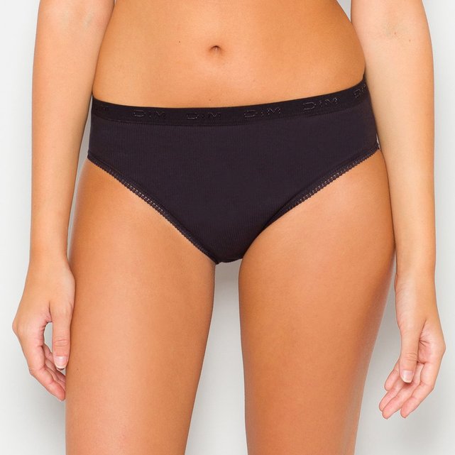 Pack of 4 (+2 free) DIM Pure Cotton Midi Briefs Pack of 4 (+2 free) DIM Pure Cotton Midi Briefs