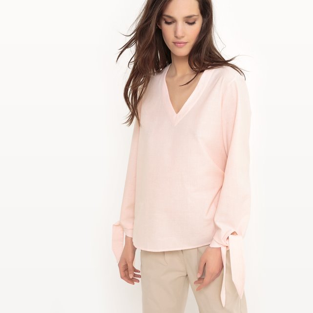 striped v neck blouse vero moda la redoute striped v neck blouse vero moda la redoute