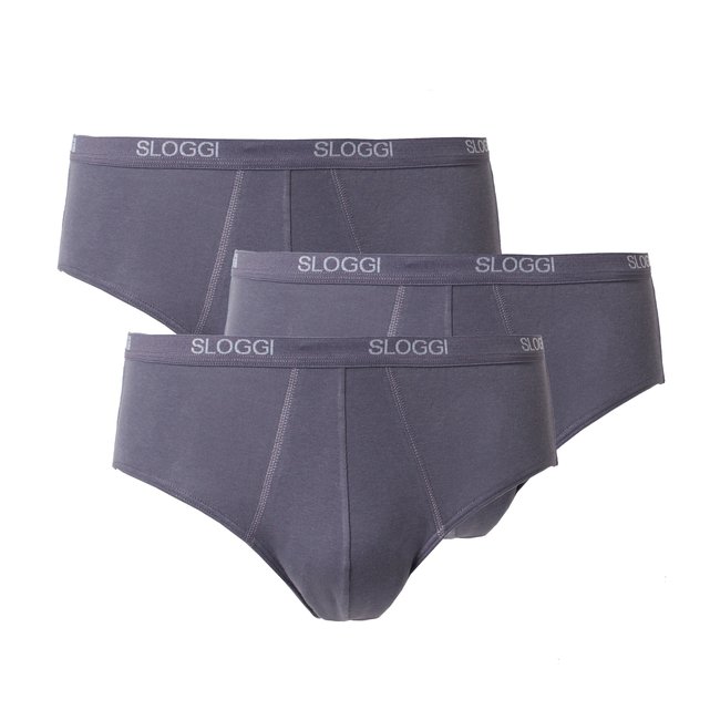Pack of 3 Closed Front Midi Briefs Pack of 3 Closed Front Midi Briefs