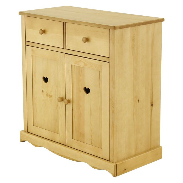 Buffet Pin Massif 2 Portes 2 Tiroirs Ottawa Naturel Grenier Alpin La