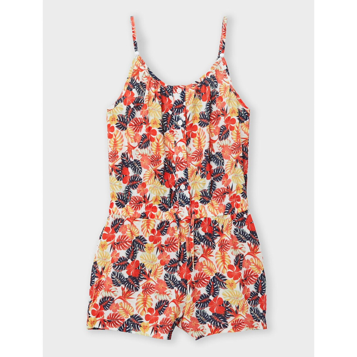 Recycled Floral Strappy Playsuit