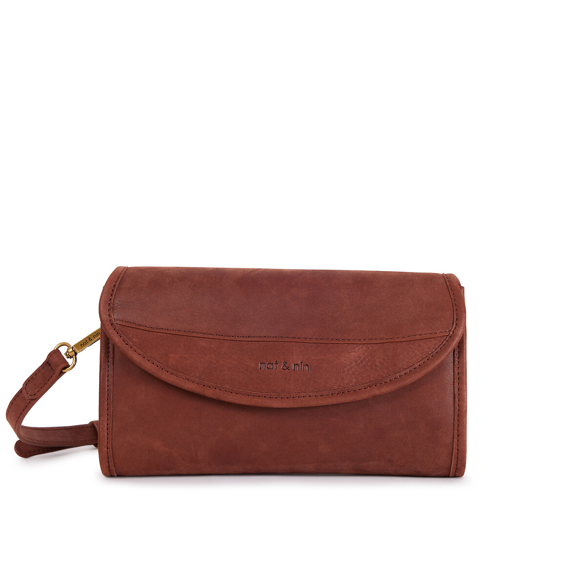 Sasha Leather Clutch Bag