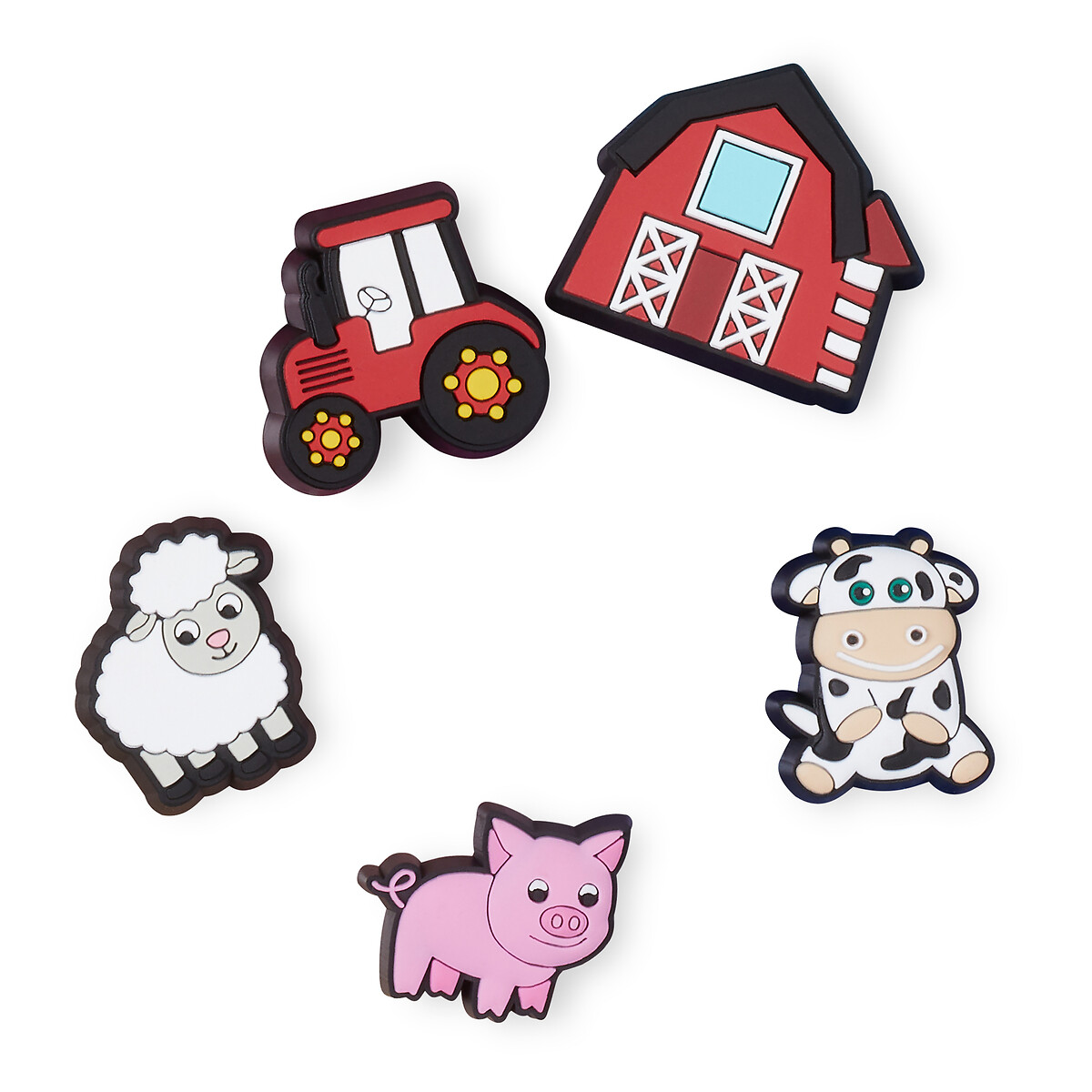 Pack of 5 Cutesy Fam Animal Jibbitz Charms