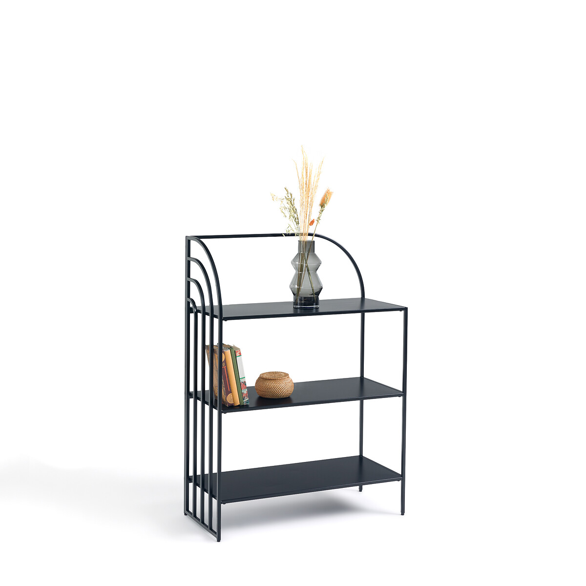 Camille Steel Low Shelving Unit