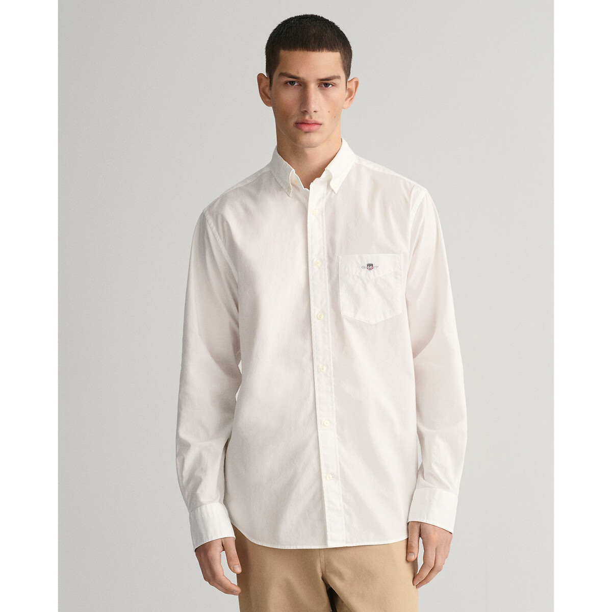 Plain Cotton Poplin Shirt
