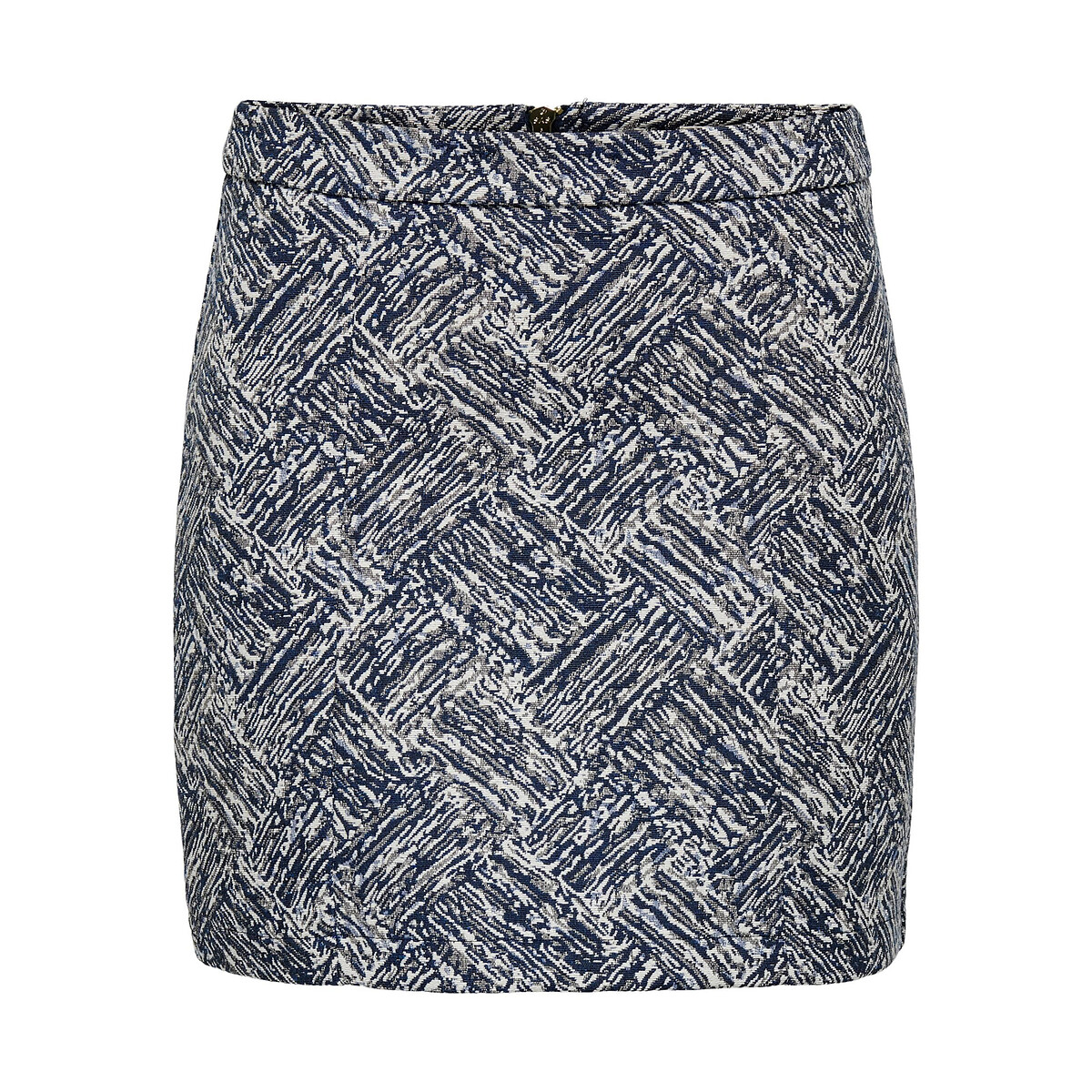Jacquard Mini Skirt in Graphic Print