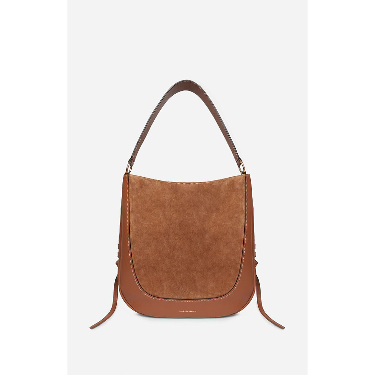 Lou Hobo Bag in Smooth Leather/Suede