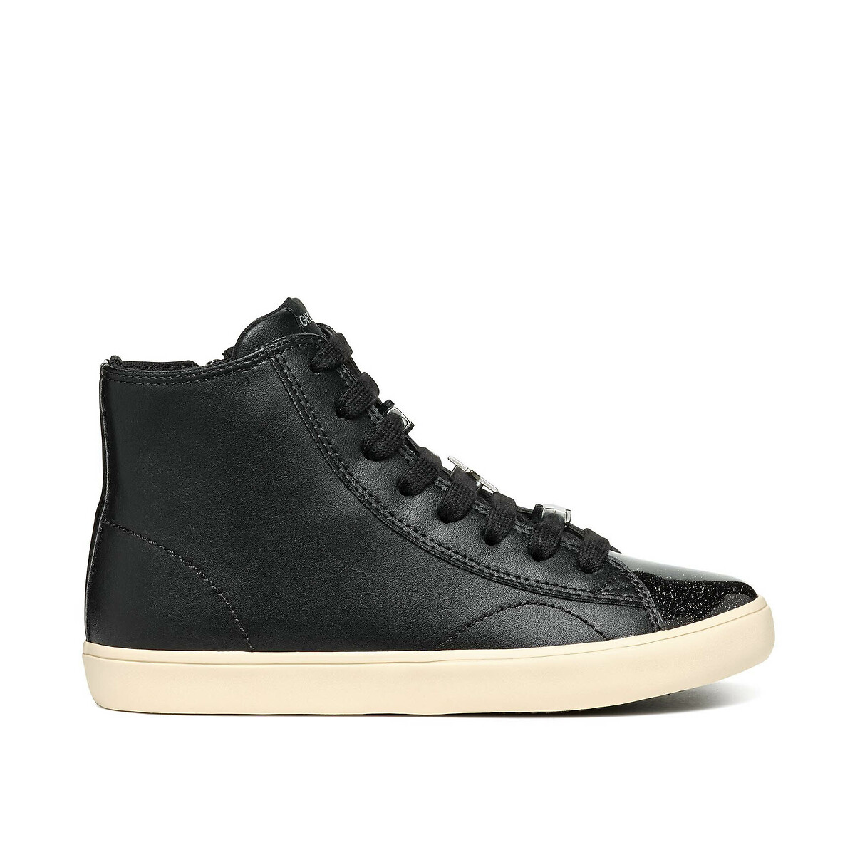 Hoge Ademende Sneakers Gisli Zwart Geox La Redoute