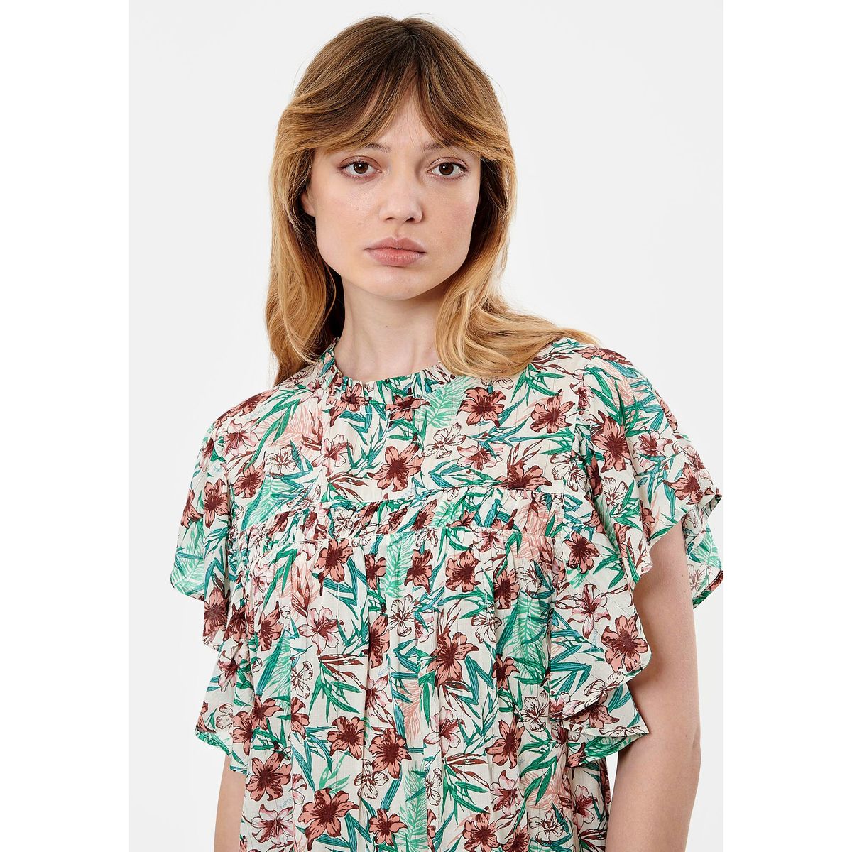 Blouse Fleurie Gina Multicolore Kaporal La Redoute