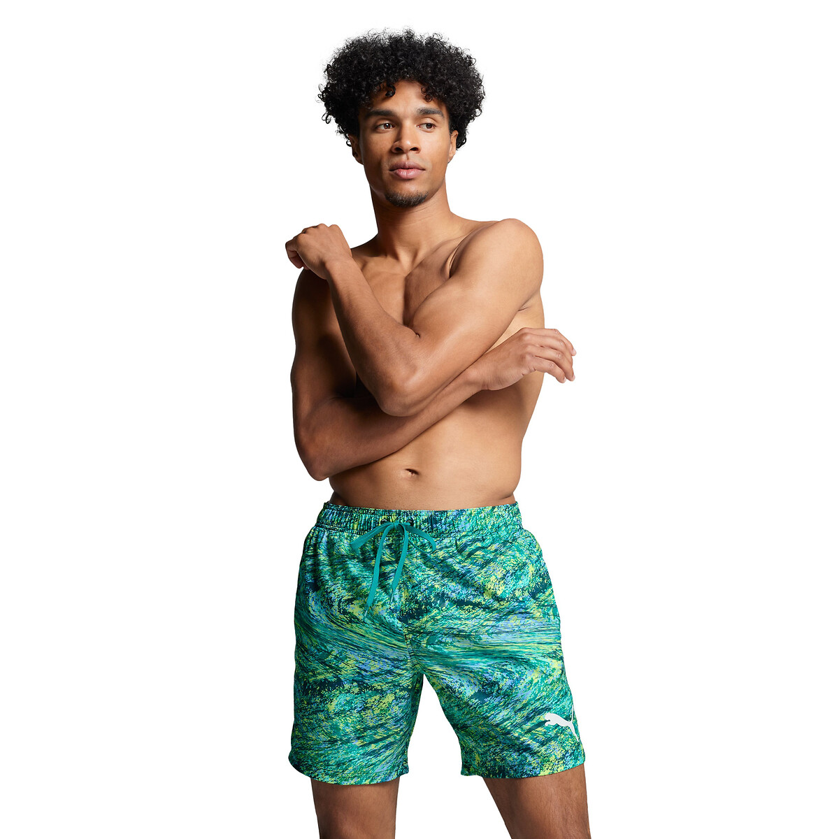 Recycled Printed Swim Shorts