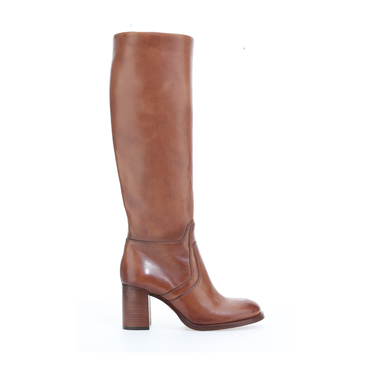 Leather Heeled Calf Boots