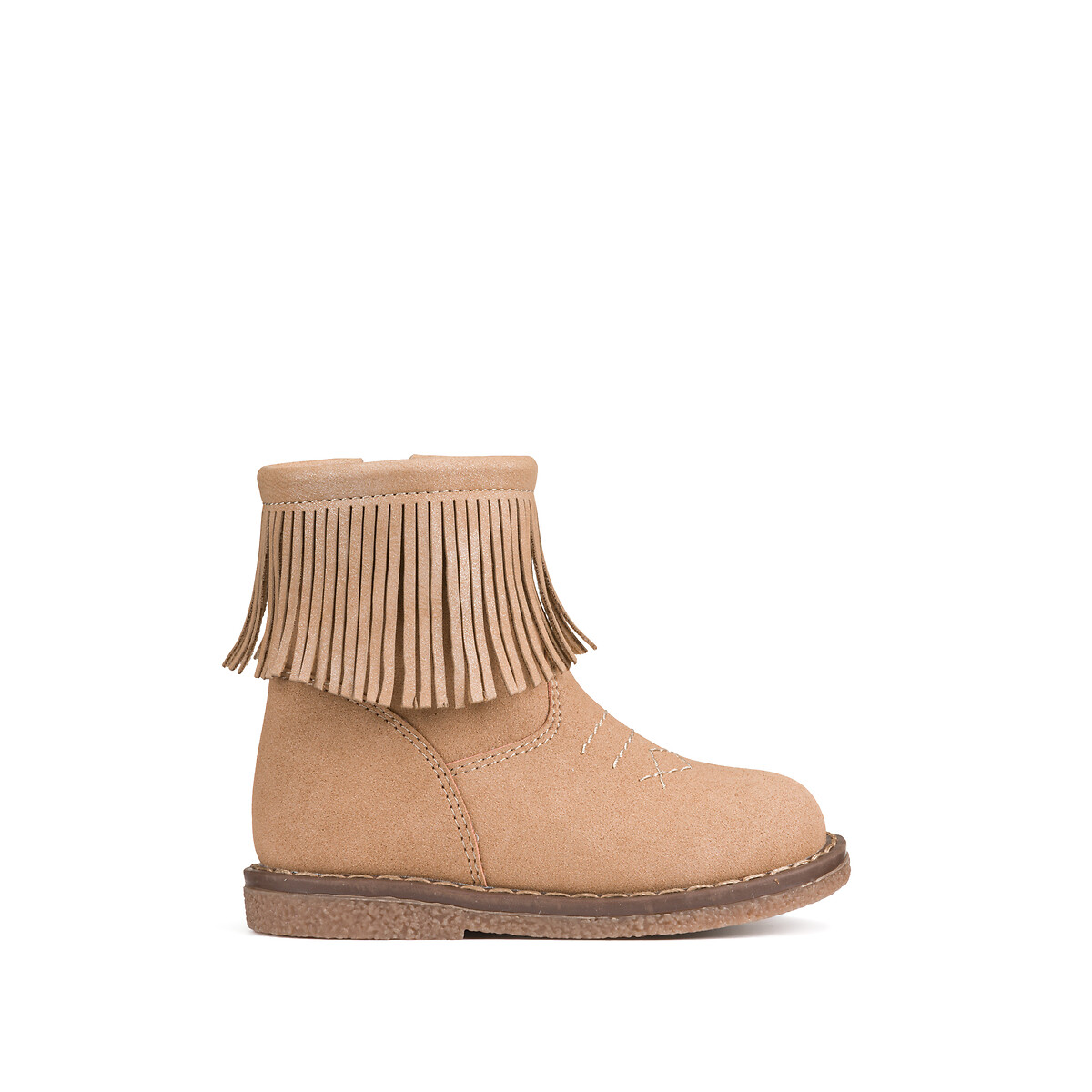 Kids Fringed Ankle Boots