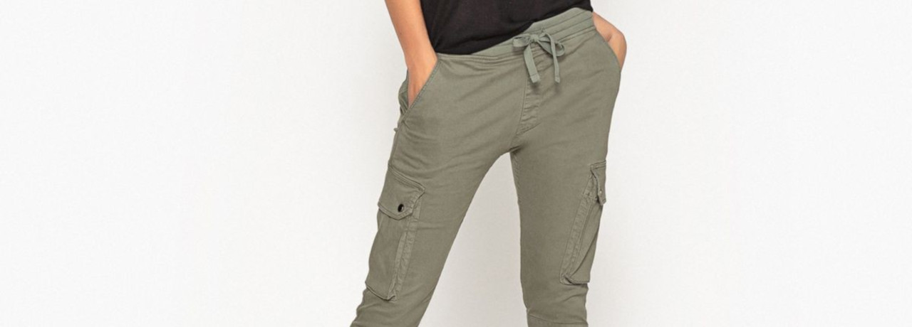 Pantalon cargo poches La Redoute Fille Vêtements Pantalons & Jeans Pantalons Cargos 
