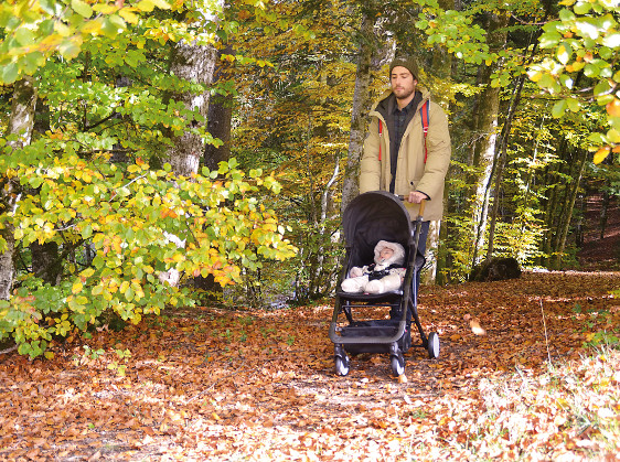 balade foret en poussette