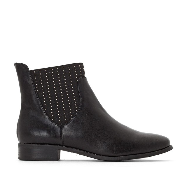 Collections Noir Boots Redoute Détails Chelsea Clous La qYRS10wR
