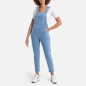 Salopette Femme En Jean Boyfriend Loose - Coupe Décontractée Vintage, Grande Taille Disponible Jusqu'au 5XL