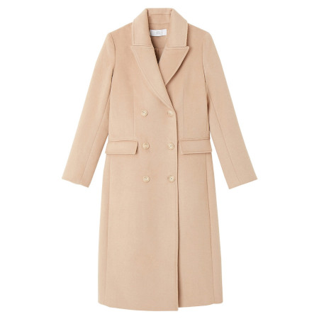 Manteau long beige