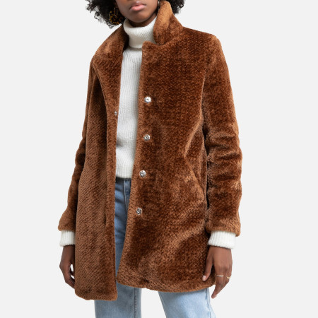 Manteau camel femme