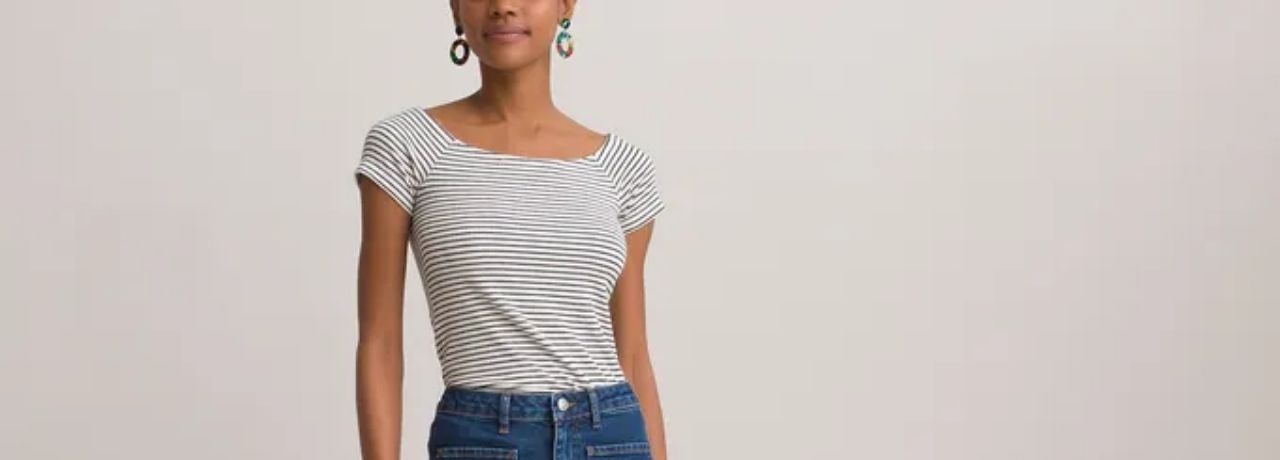 VEVESMUNDO T-shirt d'été pour femme à manches courtes et col rond T-shirt long basique décontracté avec poches 