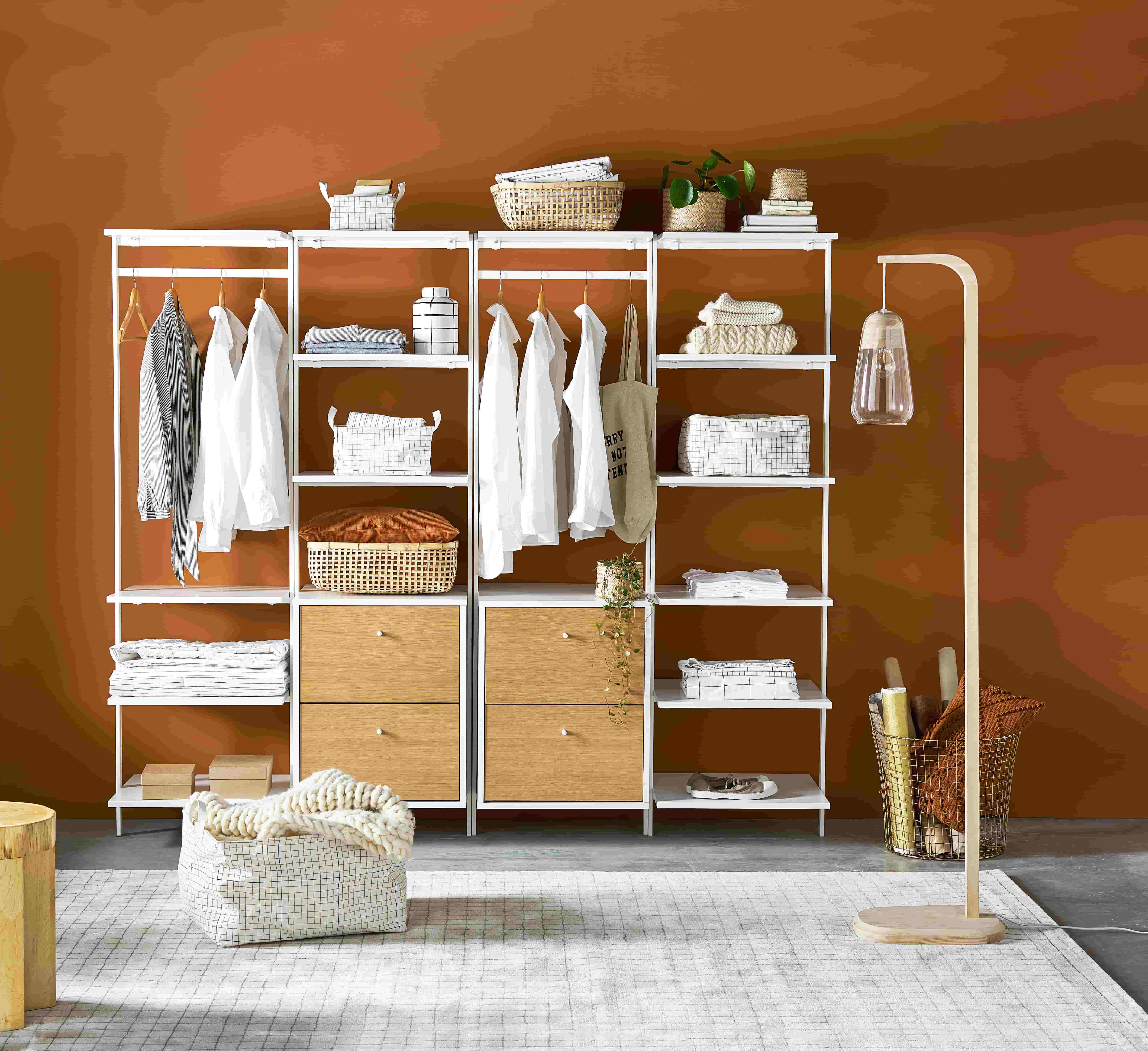 Ein erweiterbarer Kleiderschrank