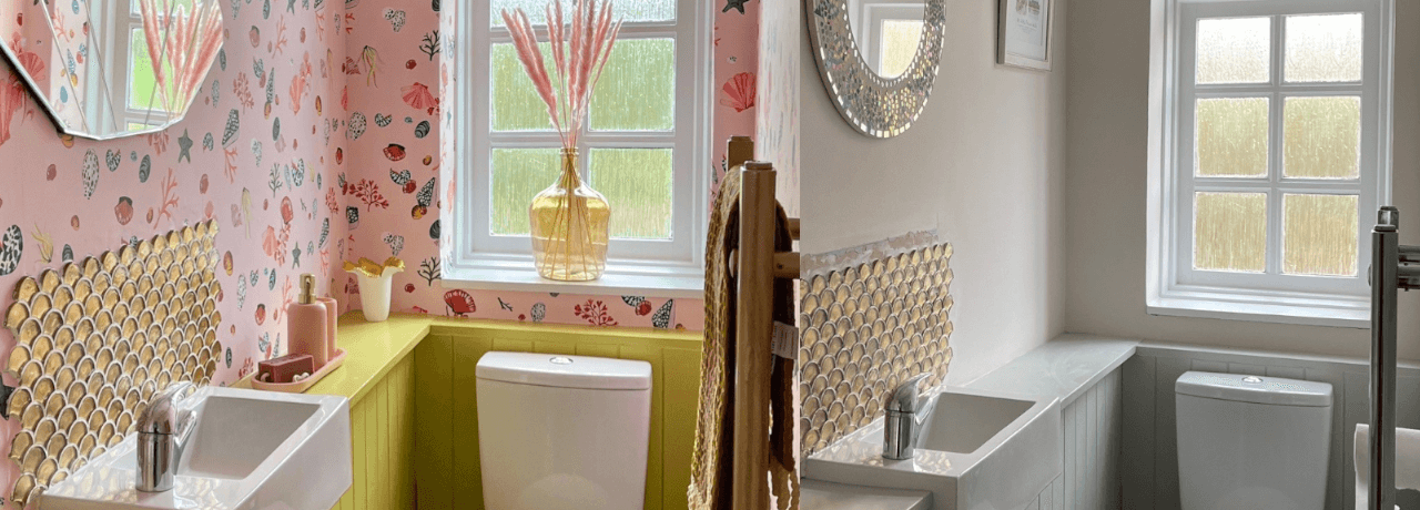 @thiscolourfulnest Downstairs WC makeover
