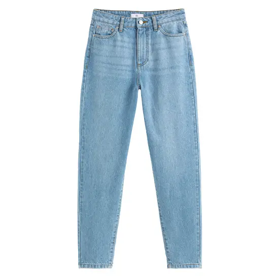 Organic Mom Jeans, Length 26"