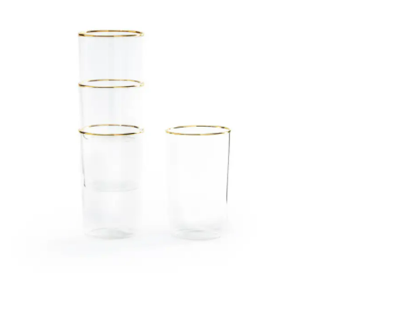 Tall Gold Rimmed Glasses, £35.png
