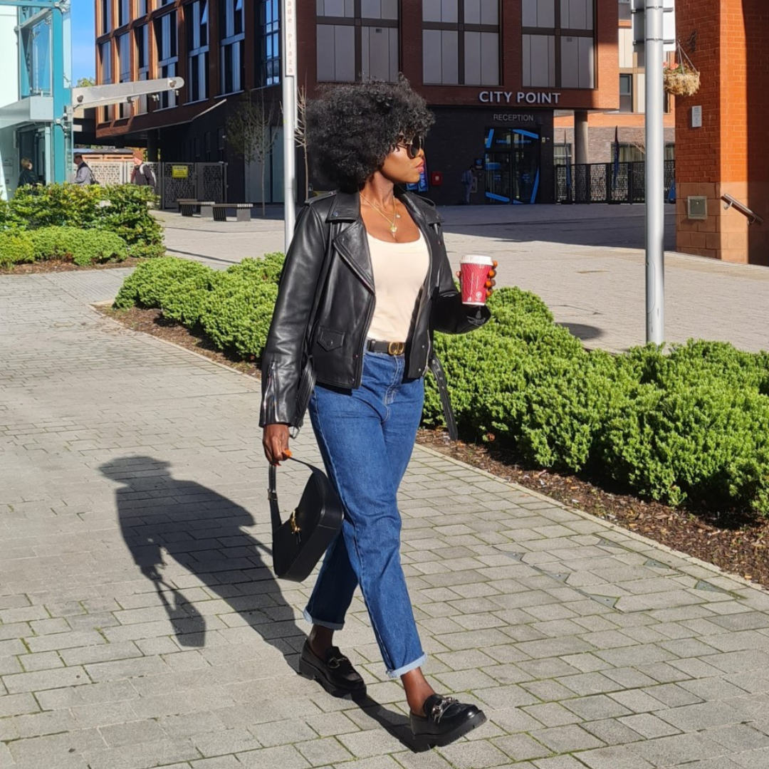 High Waist Mom Jeans, Length 28"