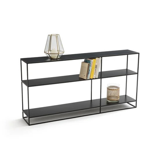 Hiba Low Steel Dual-Function Bookshelf