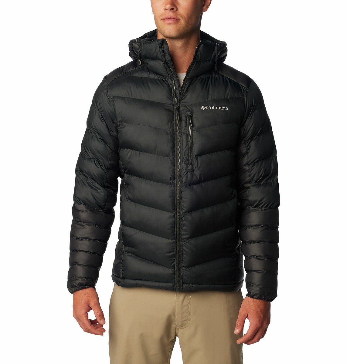 Labyrinth Loop Padded Jacket with Hood