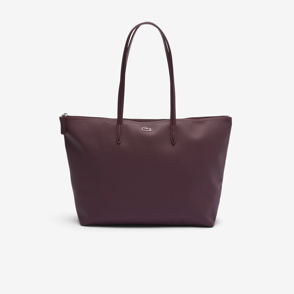 L1212 Tote Bag with Zip Fastening in Pique Canvas