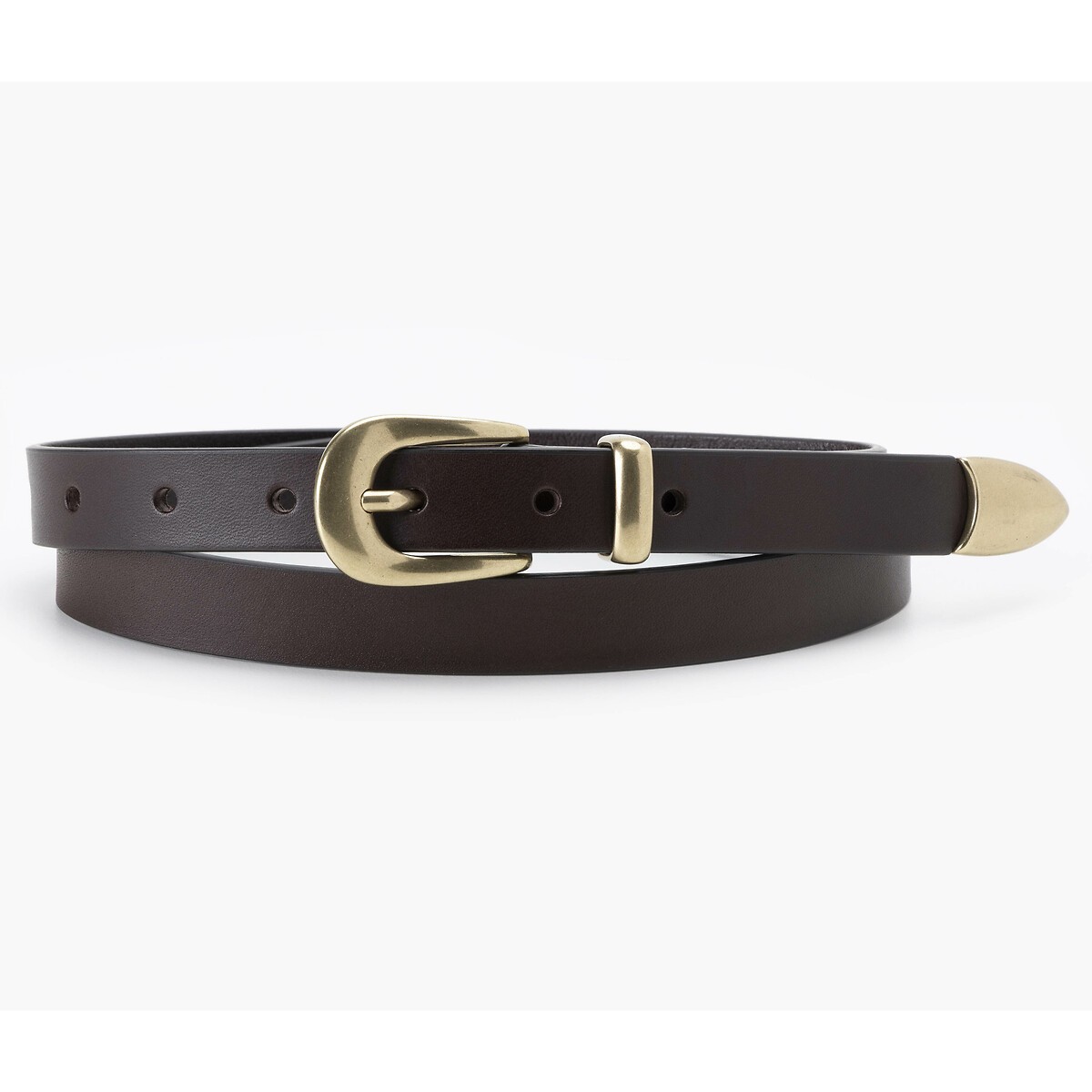 Valerie Leather Slim Belt