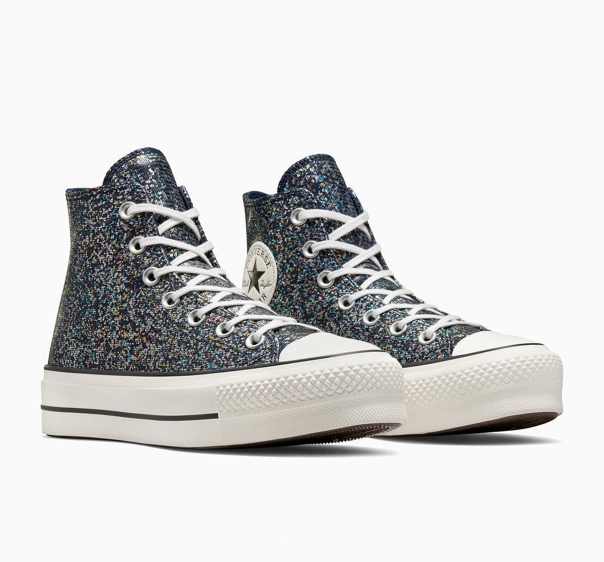 All Star Lift Hi Shinefetti High Top Trainers