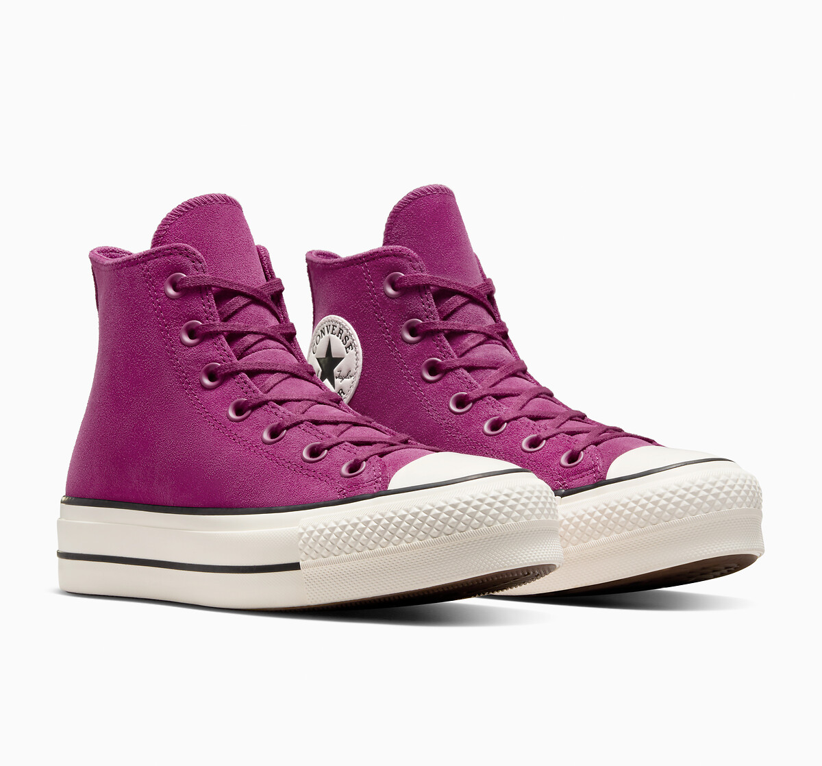 All Star Lift Hi Crafted Color High Top Trainers in Suede