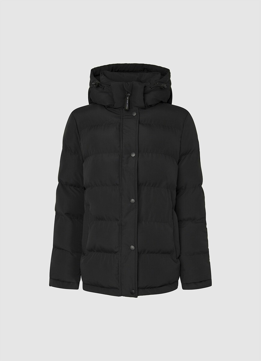 Bibi Short Padded Puffer Jacket with Detachable Hood