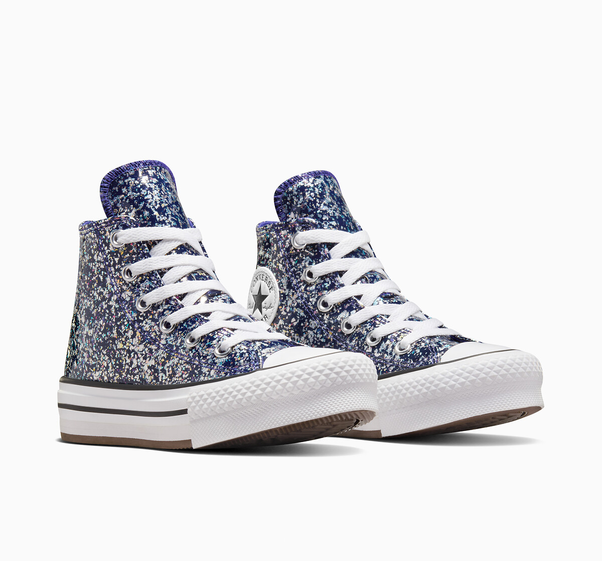 Kids' All Star EVA Lift Hi Shinefetti High Top Trainers