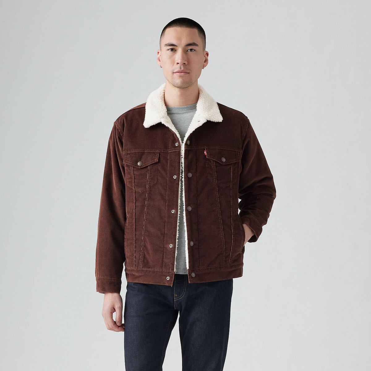 Corduroy Sherpa Trucker Jacket