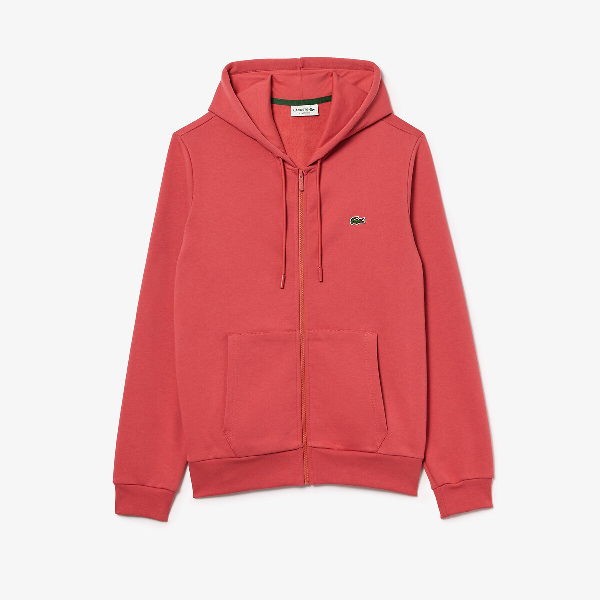 Zip-Up Hoodie in Organic Cotton Blend