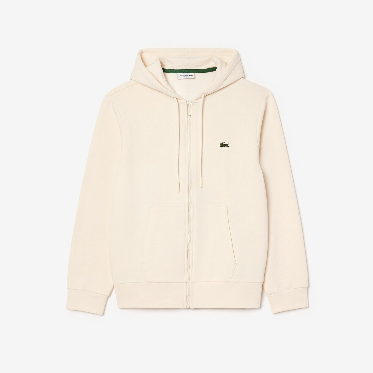 Zip-Up Hoodie in Organic Cotton Blend