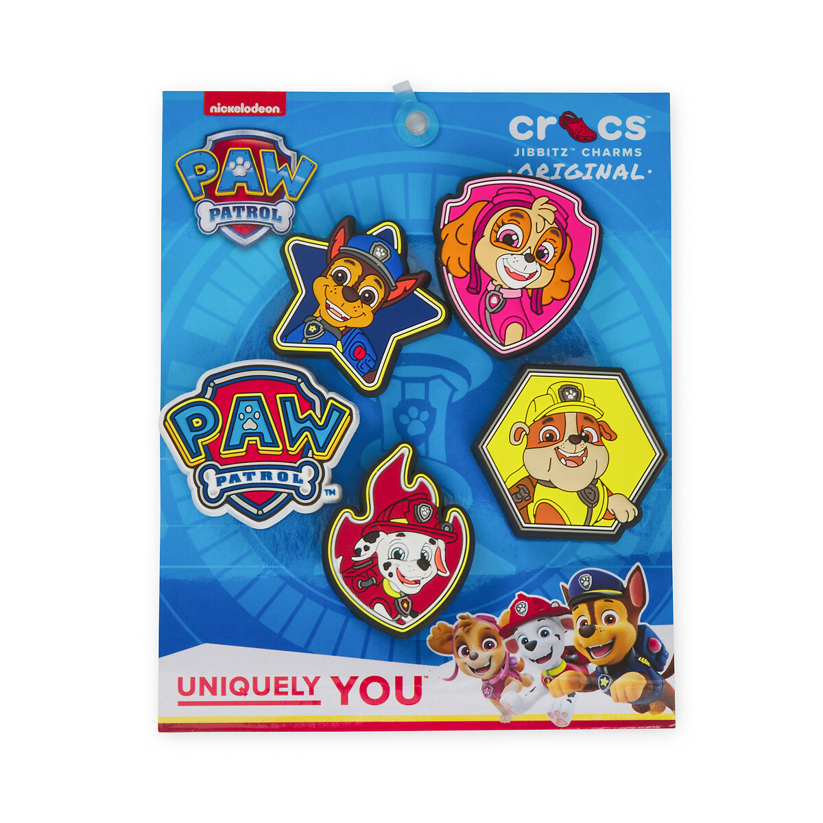 Pack of 5 Paw Patrol Jibbitz Charms