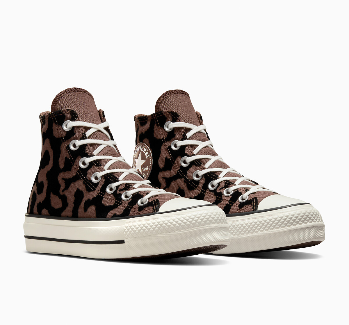 All Star Lift Hi Lavish Leopard High Top Trainers