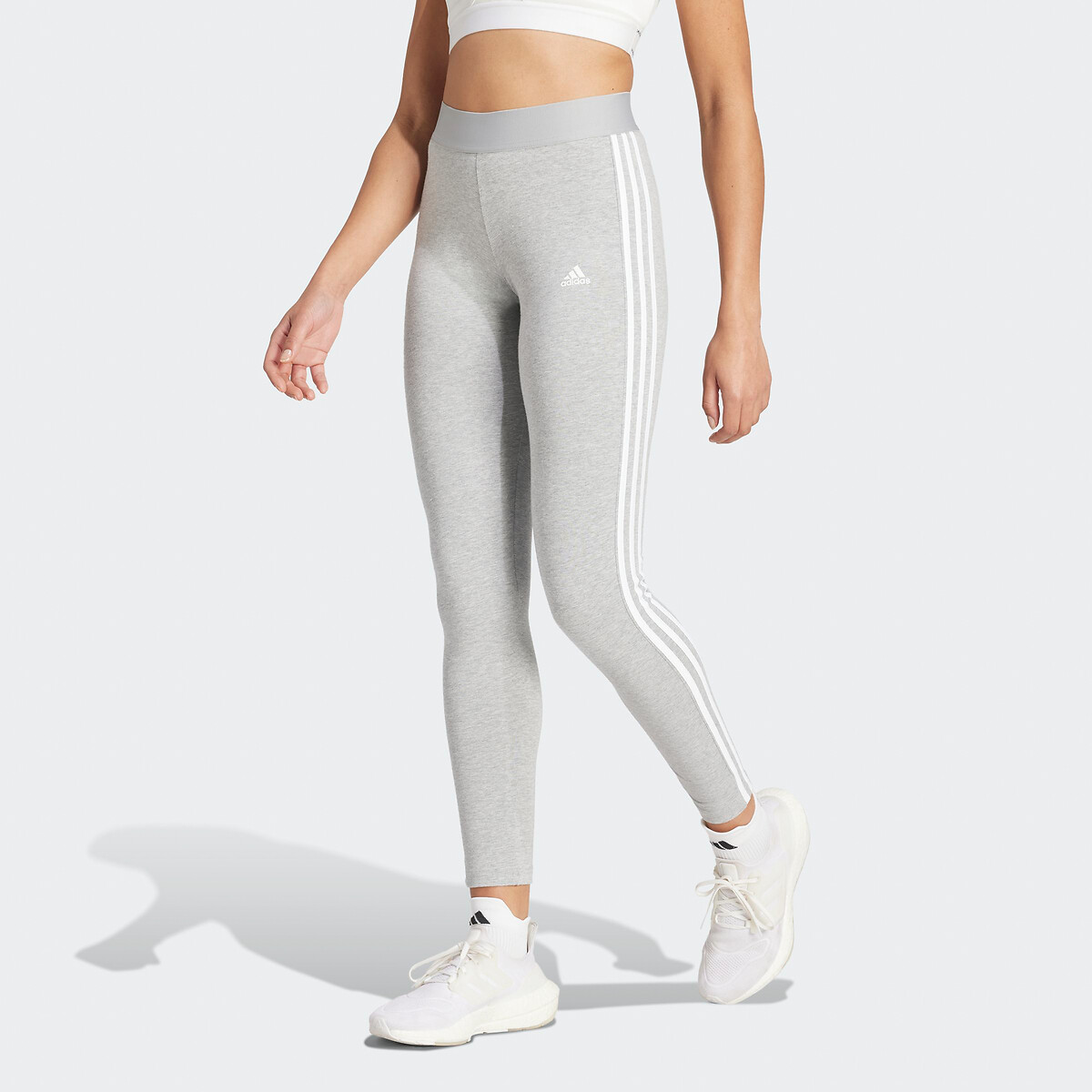 Loungewear Essentials 3-Stripes Leggings in Cotton