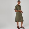 Vestido camisero verde