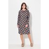 Robe molleton noir femme