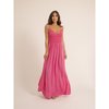 Robe droite Fuchsia