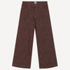 Fantasia leopardata/marrone