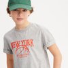 Tee shirt gris manche courte enfant